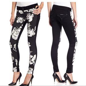Hudson Floral Collin Vice Versa Skinny Jeans 26